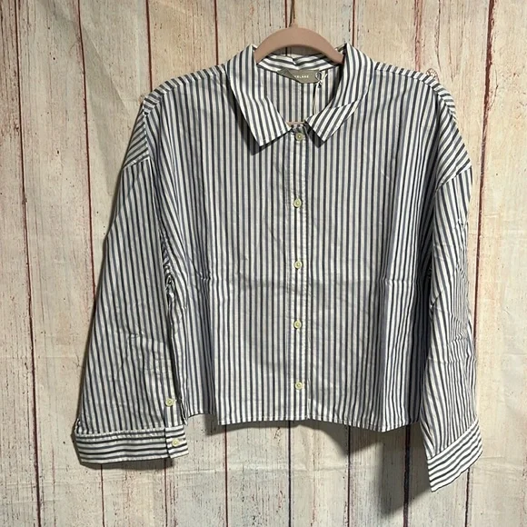 NWT Everlane The Woven PJ Top - Picture 6 of 11